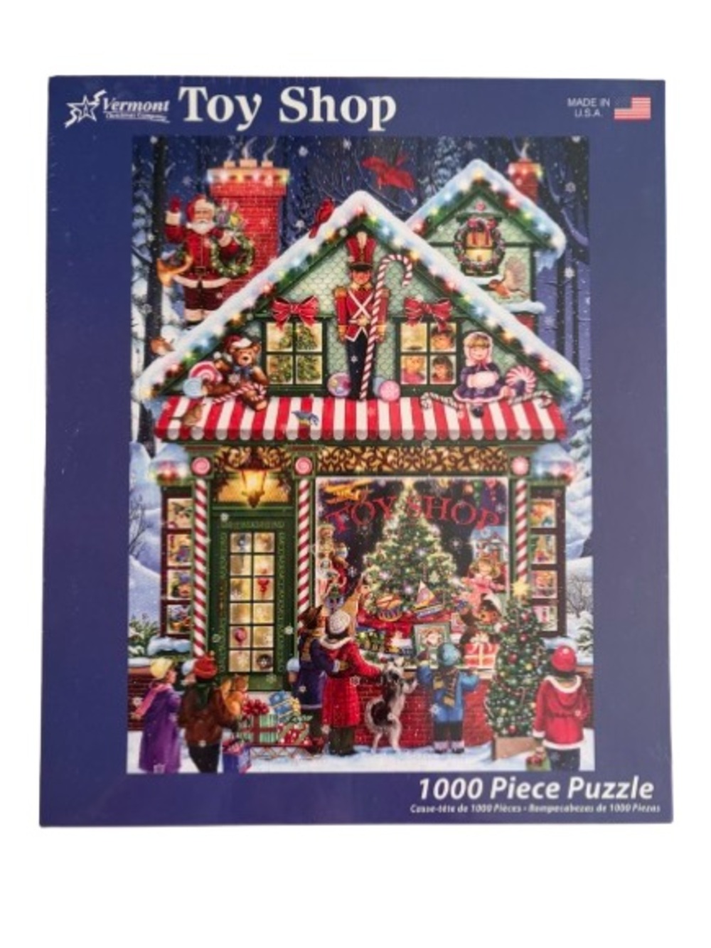 Vermont Christmas Company Toy Shop 1000-Piece Puzzle Family Night NEW Sealed
